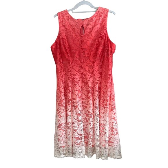 NWT Gabby Skye - Women's Size 14 Dress - Sleeveless Lace Fit & Flare Back Zip - Picture 2 of 16